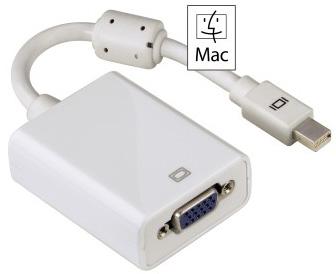 Адаптер Hama VGA (f) miniDisplayPort (m) 0.1м (00053247) белый