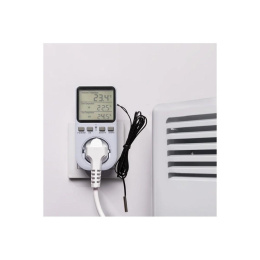 Rexant 51-0800 Терморегулятор цифровой 16А-01 в розетку, белый