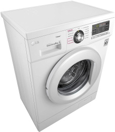 Стиральная машина LG F1296NDS0, с фронтальной загрузкой, 6кг, 1200об/мин, с паром, инверторная