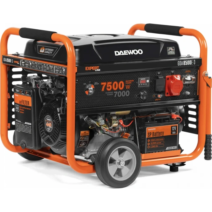 Бензиновый генератор с возможностью подключения ATS Daewoo GDA 8500E-3