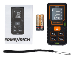 Лазерная рулетка Ermenrich Reel PLUS GD60, черный