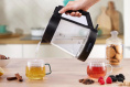 Чайник электрический Gorenje K17OGP 1.7л. 2200Вт черный/прозрачный корпус: стекло/пластик
