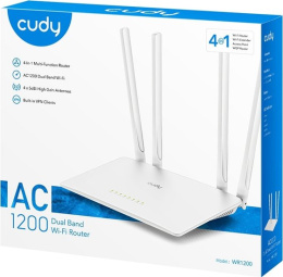 Роутер беспроводной Cudy WR1200 AC1200 10/100BASE-TX белый