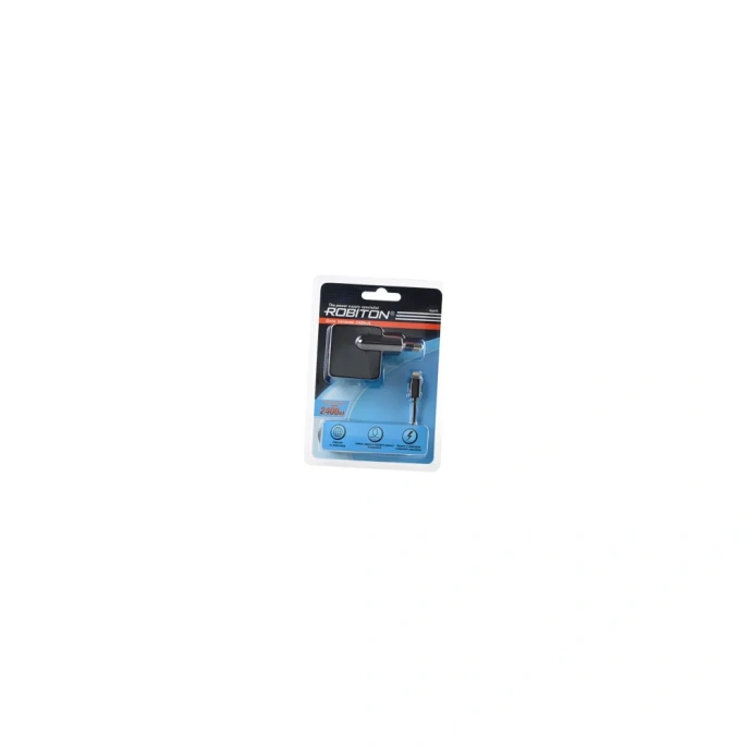 App05 Charging Kit 2.4A iPhone/iPad Robiton, /100-240V/, BL1 14266