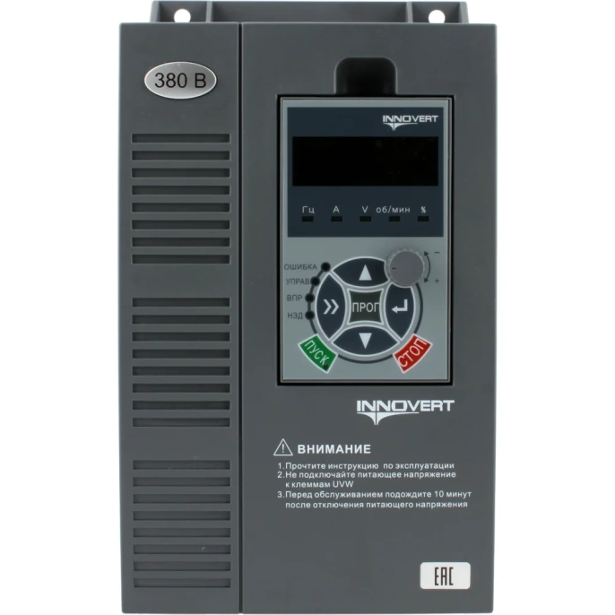 Векторный преобразователь частоты INNOVERT ITD752U43B3 7,5 кВтx380 В , выходной ток 17 А ITD752U43B3_0301