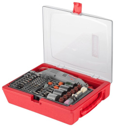 Гравер Зубр ЗГ-130ЭК H176 130Вт насадок:169 кейс