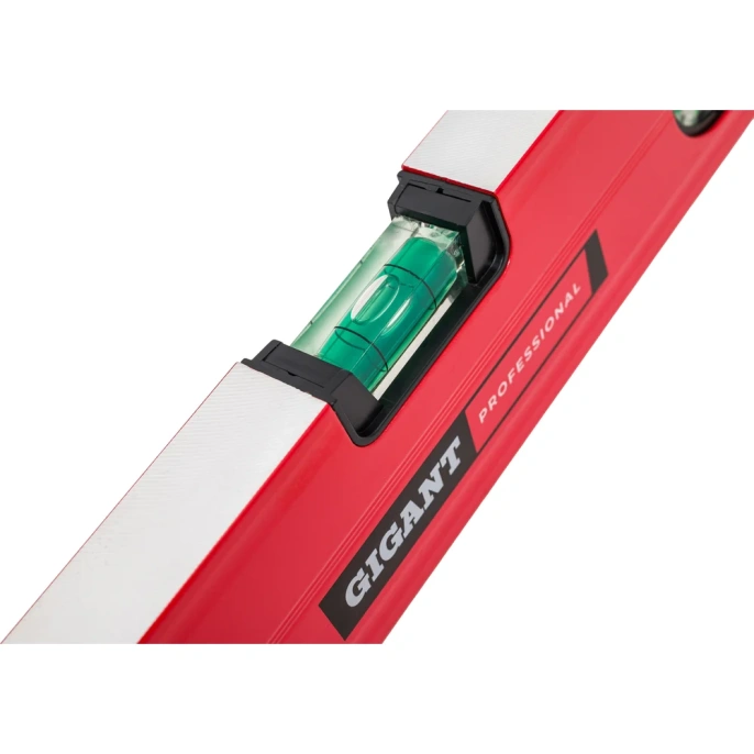 Алюминиевый магнитный фрезерованный уровень Gigant Professional 400 мм 3 глазка GPGW-40-1