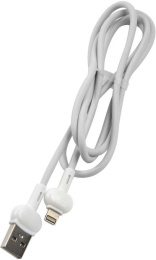 Кабель Redline Candy, Lightning m - USB m , 1м, 2A, белый [ут000021988]