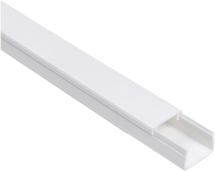 Кабельный канал IEK CKK11-020-010-1-K01 Ecoline 20x10мм белый 2м упак.:1шт