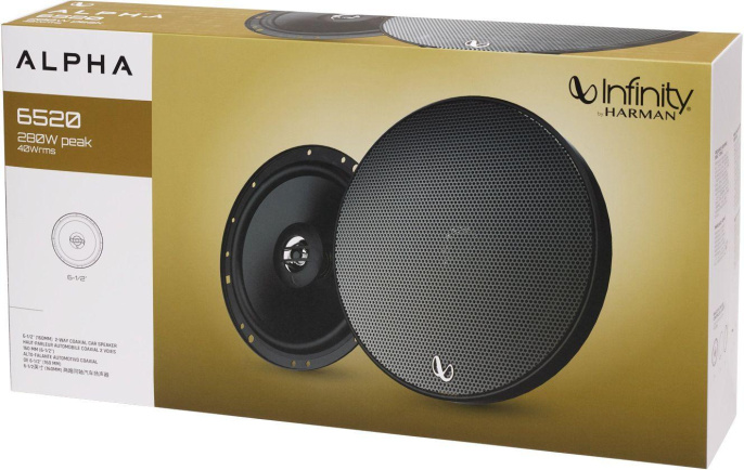 Колонки автомобильные INFINITY Alpha 6520, 16 см 6.5 дюйм. , комплект 2 шт.