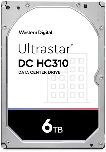 Жесткий диск Western Digital Ultrastar DC HС310 HDD 3.5" SATA 6TB, 7200 rpm, 256MB buffer, 512e, 0B36039, 1 year