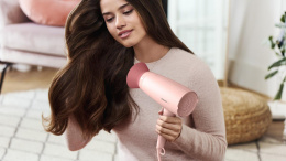 Фен Philips BHP398/00, 1600Вт, розовый
