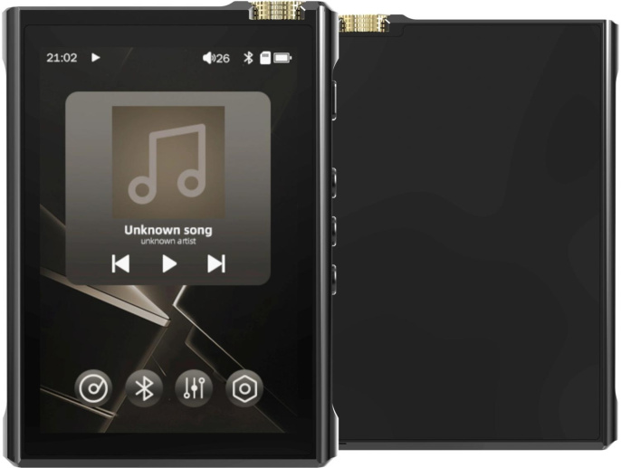 Плеер Hi-Fi Flash Digma Pro XT7 черный/золотистый/3.5"/microSD/microSDHC (XT7-HFBG)