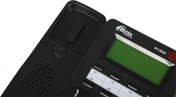 Проводной телефон Ritmix RT-550, черный