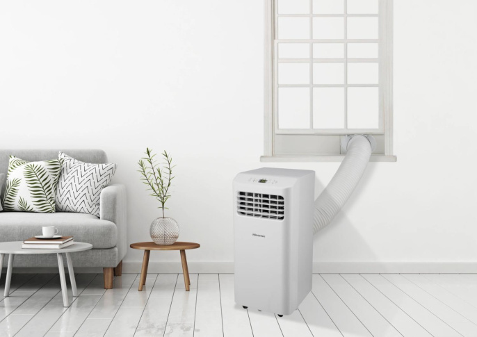 Кондиционер мобильный Hisense V-series AP-09CR4GKVS00 белый