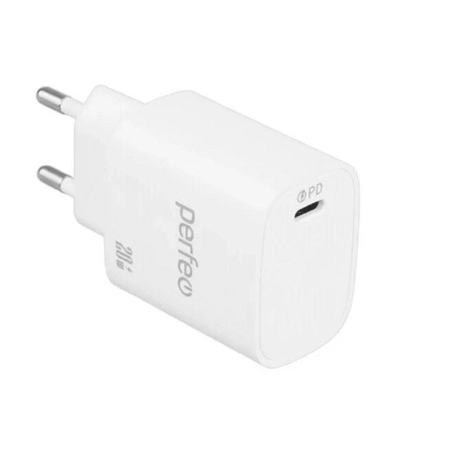 PERFEO Сетевое зарядное устройство с разъемом USB, QC3.0, 18W, белый I4659