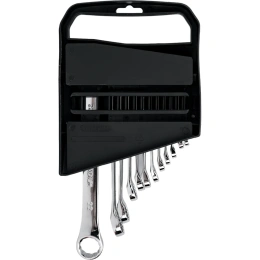 Набор комбинированных ключей Gigant 6 - 22 мм, 12 шт., полированный хром, Сталь Cr-V, 6-22мм, GDWSP-12