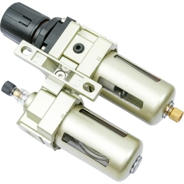 Фильтр-влагоотделитель для компрессора с регулятором давления и лубрикатором 1/4"; 1700 л/мин; 10 бар Gigant GAC3010-02