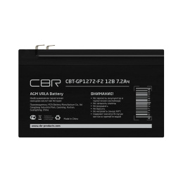 CBR Аккумуляторная VRLA батарея CBT-GP1272-F2 12В 7.2Ач , клеммы F2