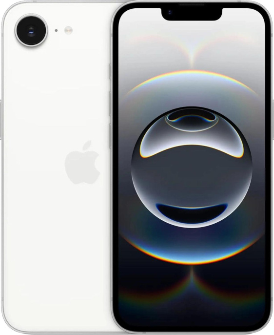 6.1" Смартфон Apple iPhone 16e 128Gb, A3409, NFC, OLED, 60Гц, белый