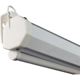 Lumien Eco Picture [LEP-100121] Настенный экран 115х180см рабочая область 109х174 см Matte White восьмигранный корпус, возможность потолочн./настенного крепления, уровень в комплекте, 16:10 треуго