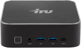 Неттоп IRU Tactio 323 Ryzen 3 3300U 2.1 8Gb SSD256Gb RX Vega 6 без ОС GbitEth WiFi BT 120W черный RUS 2164799