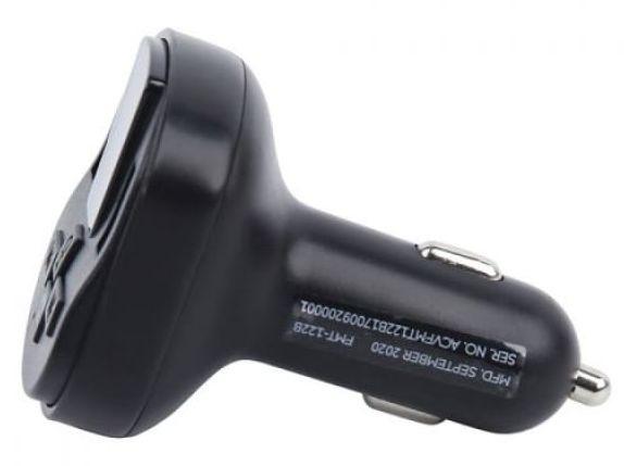 Автомобильный FM-модулятор ACV FMT-122B черный MicroSD BT USB 37576