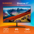 27" Монитор SunWind SM-27QI201, 2560x1440, IPS, 100Гц, 2хHDMI, 1хDP, черный [sm27sb02]