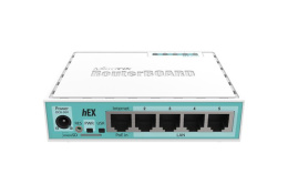 Маршрутизатор MIKROTIK hEX,  4 LAN,  белый [rb750gr3]