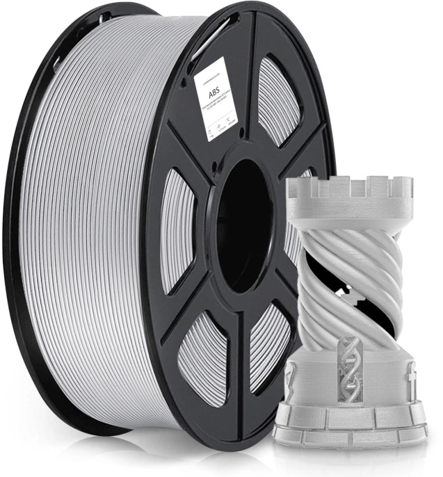 Пластик Cactus CS-3D-ABS-1KG-SILVER ABS/ 1.75мм/ 1кг/ 386м/ серебристый