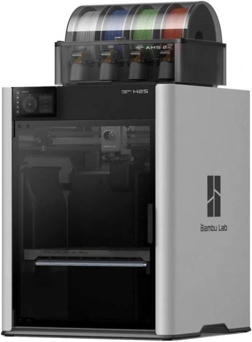 Принтер 3D Bambu Lab H2S AMS-Combo 340x320x340мм ABS/PLA/PETG/ASA/Carbon/Glassfiber/TPU 20мкм (PF003-S+SA007-EU2)