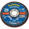 Круг лепестковый торцевой, угловой, цирконат 65% 125х22.2 мм, P-120 ABRAFORM AF-FLAP-CN-125-P120-ZR65