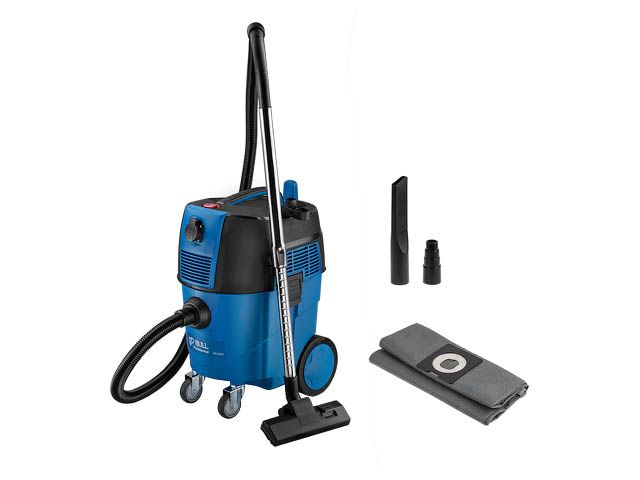 Пылесос BULL AS 3002 + аксессуары 1600 Вт, 30 л, 6м кабель, 3м шланг, HEPA, автомат. 0329189