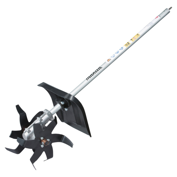 Насадка-культиватор Makita KR401MP 199182-4 для триммера, применение: для рыхления почвы, ширина: 16см, диаметр 23.5см, длина 93.3см, для UX01G/DUX60/DUX18