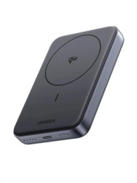 Внешний аккумулятор UGREEN PB761 45763 10000mAh MIni Magnetic Wireless 30W Power Bank Qi2. Цвет: серый