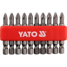 Бита крестовая YATO PН2 1/4 50мм 10шт. YT-0478 36140478 092 1