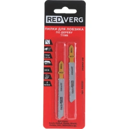 Пилка для лобзика по дереву, ДСП T119B грубый рез, HCS 2 шт. REDVERG 6623538 (820091 6623538)