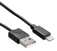 Кабель Buro Lightning m - USB m , 1.2м, 2A, черный [usb-ip-1.2b2a]