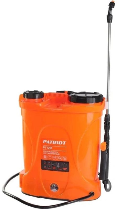 Опрыскиватель Patriot PT 12M аккум. наполь.ранц. 12л оранжевый 755302622