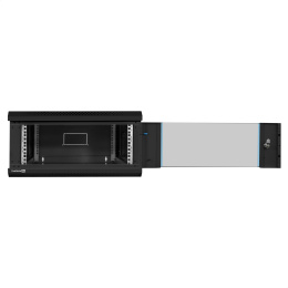 Шкаф телекоммуникационный 19" настенный 4U ExeGate EC-WM-4U.600.G.BLACK 19”, 4U, 600x600x280mm ШхГхВ , передняя дверь закаленное стекло, съемные боковые панели, пыле- и влагозащита IP23, черный RAL 9004 EX300262RUS