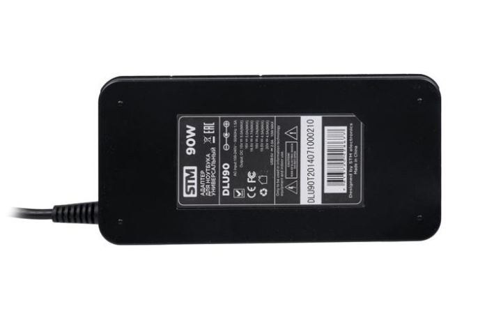 Универсальный адаптер для ноутбуков на 90Ватт/ NB Adapter STM Dual DLU90, 90W, EU AC power cord& Car Cigaratte Plug, USB 2.1A
