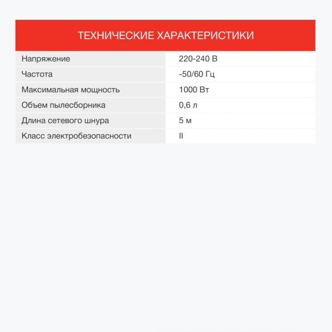 Ручной пылесос (handstick) STARWIND SCH1310, 1000Вт, красный/черный