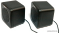Акустическая система Dialog AC-01UP BLACK - aкустические колонки 2.0, 1W RMS, питание от USB