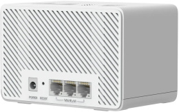 Бесшовный Mesh роутер Mercusys Halo H25BE BE3600 10/100/1000BASE-TX белый упак.:2шт