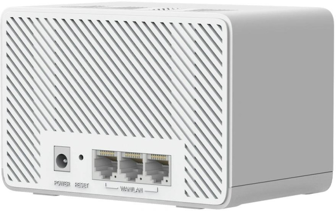 Бесшовный Mesh роутер Mercusys Halo H25BE BE3600 10/100/1000BASE-TX белый упак.:2шт