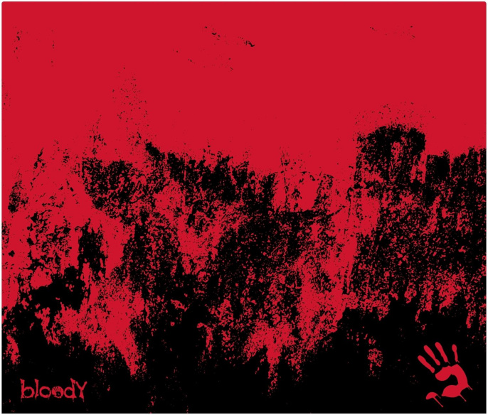 Стол игровой BLOODY BD-TB301, с регулировкой высоты, электропривод, ЛДСП, карбон