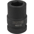 Головка ударная 6-гранная 19 мм, 3/4"DR Partner PA-46519(13000)