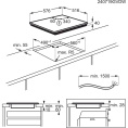 Встраиваемая варочная поверхность ELECTROLUX/ Электрическая варочная поверхность HiLight на 4 конфорки, cтеклокерамика, мощность: 6500 Вт, независимая установка, размеры ШхГ : 57.6x51.6 см,рама из нержавеющей стали EHF6240XXK