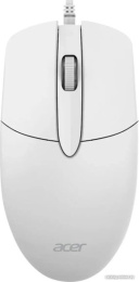 Мышь Acer OMW300 белый оптическая 1200dpi USB 3but (ZL.MCECC.01V)