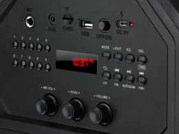 Портативная акустика SVEN АС PS-670, черный 65 Вт, TWS, Bluetooth, FM, USB, microSD, LED-дисплей, пульт, 4400мА*ч